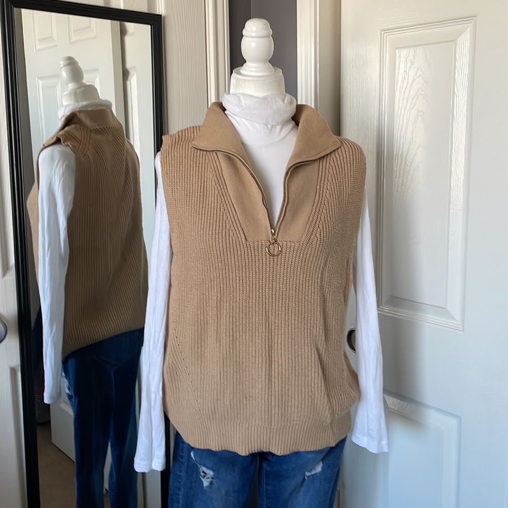 Mango knit vest